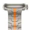 TECH-PROTECT STAINLESS LINE Correa para Apple Watch 44/45/46/49 mm Titanio/Naranja