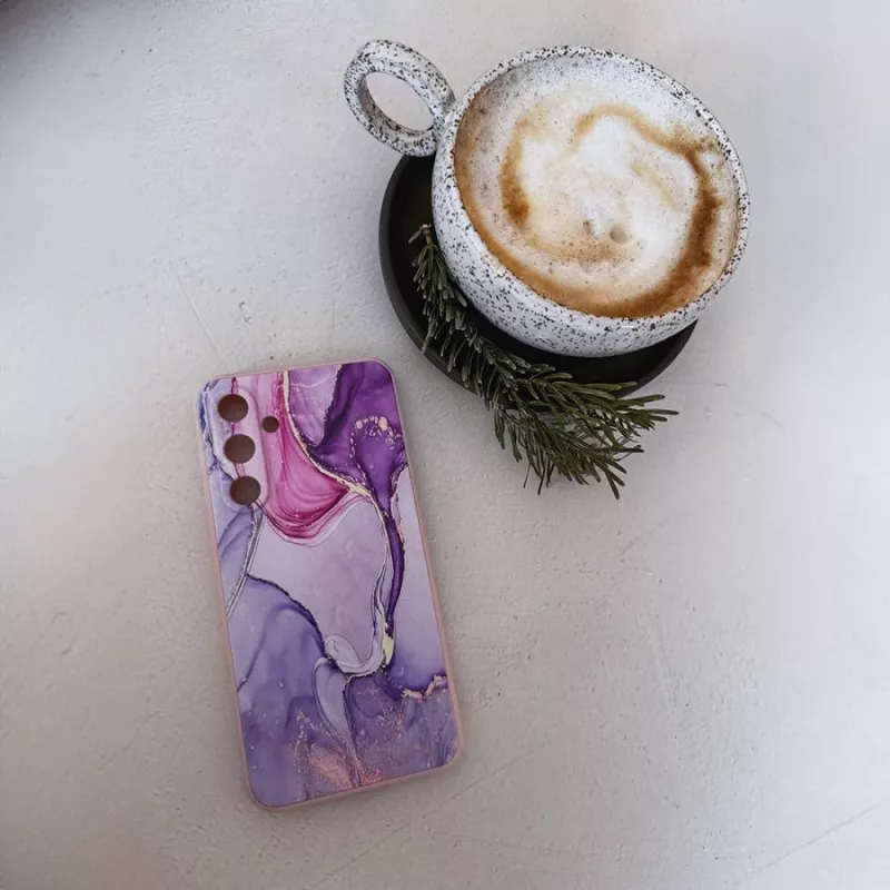 TECH-PROTECT Funda trasera para Xiaomi Redmi Note 13 Pro 5G / Poco X6 5G, estampado mármol, Blanco/Gris, Híbrida TPU + PC