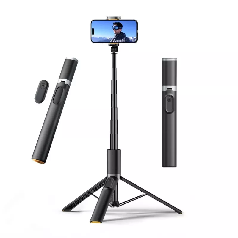 Tech-Protect L08S Palo selfie trípode Negro