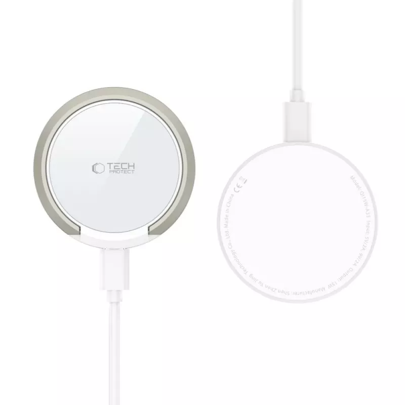 Tech-Protect QI15W-A33 Cargador inalámbrico MagSafe 15W Blanco