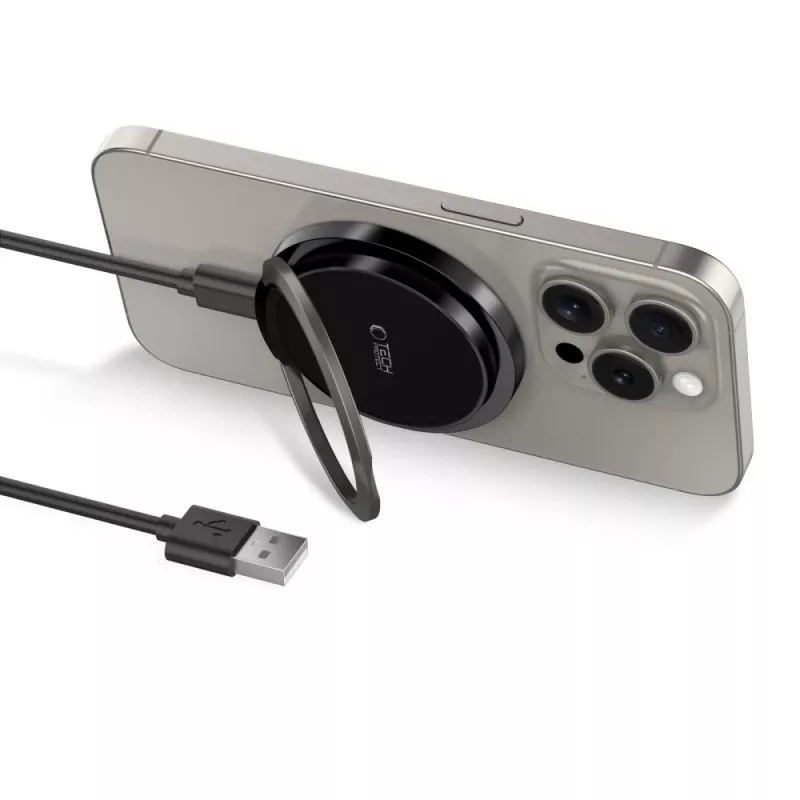 Tech-Protect QI15W-A33 Cargador inalámbrico MagSafe 15W Negro