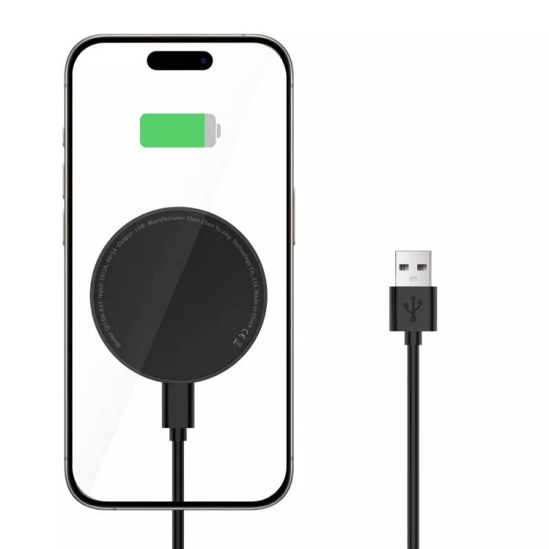 Tech-Protect QI15W-A33 Cargador inalámbrico MagSafe 15W Negro
