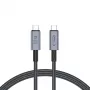 TECH-PROTECT ULTRABOOST MAX Cable USB 4.0 8K 40Gbps Type-C PD240W 100cm Gris