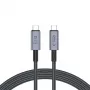 TECH-PROTECT ULTRABOOST MAX Cable USB 4.0 8K 40Gbps Type-C PD240W 200cm Gris