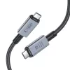 TECH-PROTECT ULTRABOOST MAX Cable USB 4.0 8K 40Gbps Type-C PD240W 200cm Gris