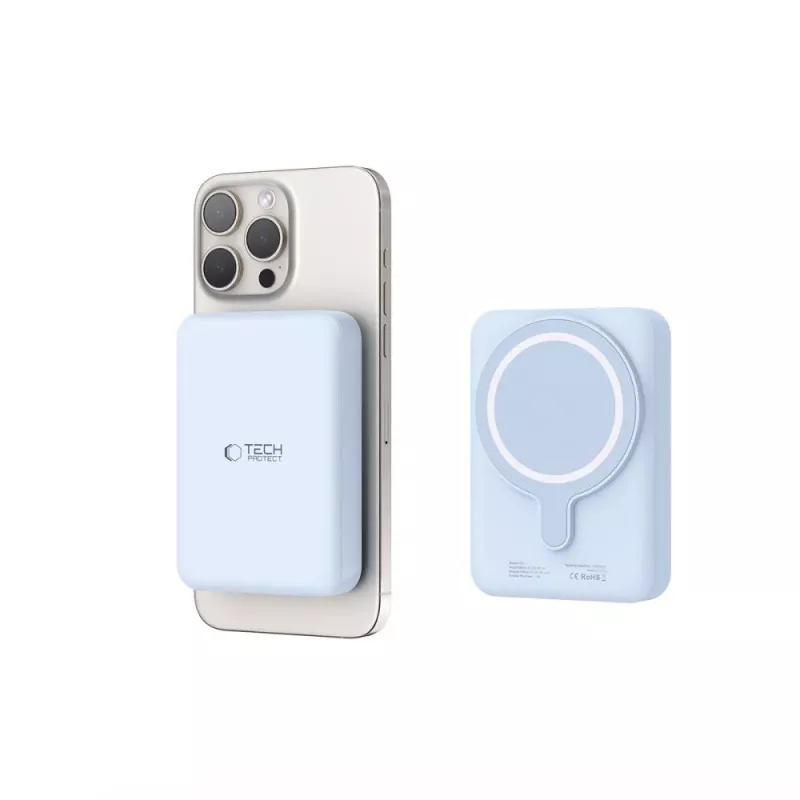 TECH-PROTECT PB11 LIFEMAG Batería Externa MagSafe 10000mAh Azul