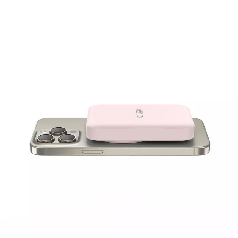 TECH-PROTECT PB11 LIFEMAG Batería Externa MagSafe 10000mAh Rosa