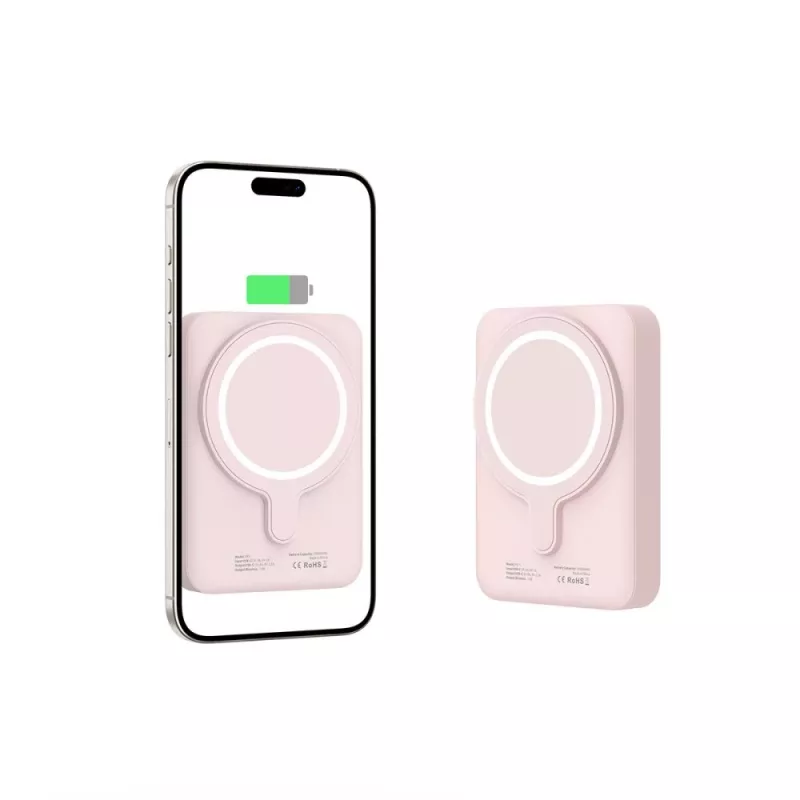 TECH-PROTECT PB11 LIFEMAG Batería Externa MagSafe 10000mAh Rosa