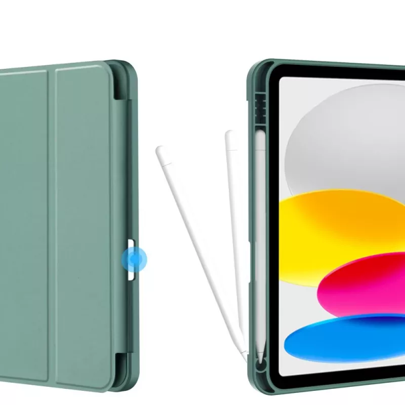 Tech-Protect SC Pen Funda para iPad 10.9 (10th Gen, 2022) / iPad 11 (2025), Verde