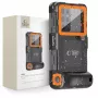TECH-PROTECT IPX8 Funda Sumergible Universal para Buceo Negro/Naranja