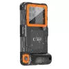 TECH-PROTECT IPX8 Funda Sumergible Universal para Buceo Negro/Naranja
