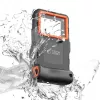 TECH-PROTECT IPX8 Funda Sumergible Universal para Buceo Negro/Naranja