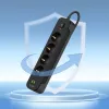 TECH-PROTECT PCL4X3 Regleta de Enchufes Alargada 2 USB y 1 Type-C y 4 Tomas 200cm Negro