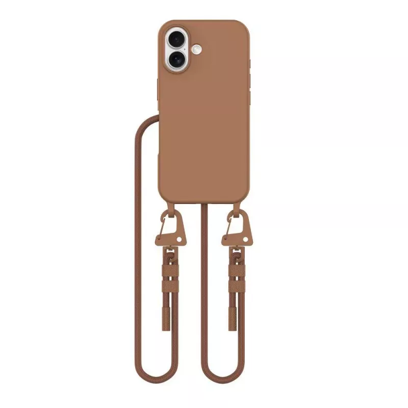 Tech-Protect Magnecklace MagSafe iPhone 16 Marrón Chocolate