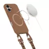 Tech-Protect Magnecklace MagSafe iPhone 16 Marrón Chocolate