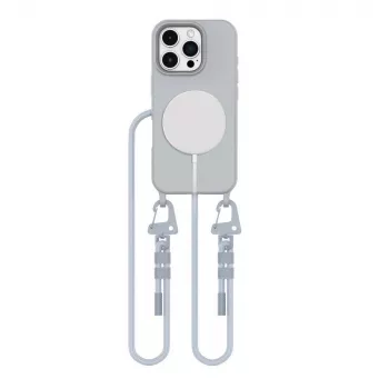 Tech-Protect Magnecklace Cordón MagSafe para iPhone 16 Pro Max Gris