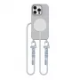 Tech-Protect Magnecklace Cordón MagSafe para iPhone 16 Pro Max Gris