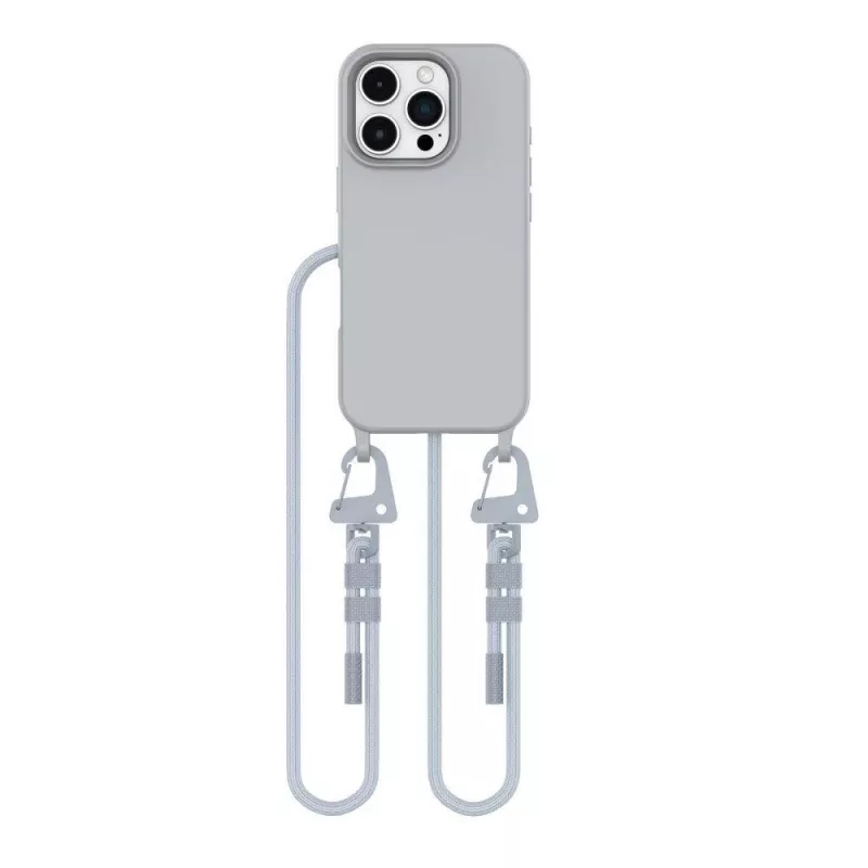 Tech-Protect Magnecklace Cordón MagSafe para iPhone 16 Pro Max Gris