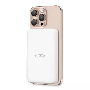 TECH-PROTECT PB24 LIFEMAG QI2 MAGSAFE BATERÍA EXTERNA 10000MAH BLANCO