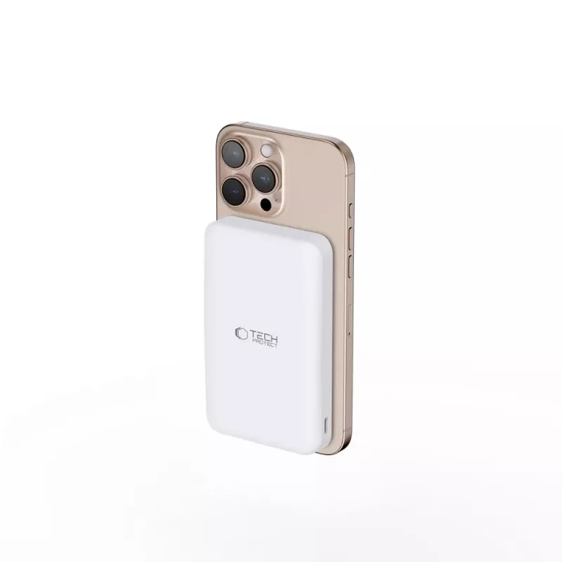 TECH-PROTECT PB24 LIFEMAG QI2 MAGSAFE BATERÍA EXTERNA 10000MAH BLANCO