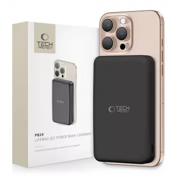 TECH-PROTECT PB24 LIFEMAG QI2 MAGSAFE BATERÍA EXTERNA 10000MAH NEGRO