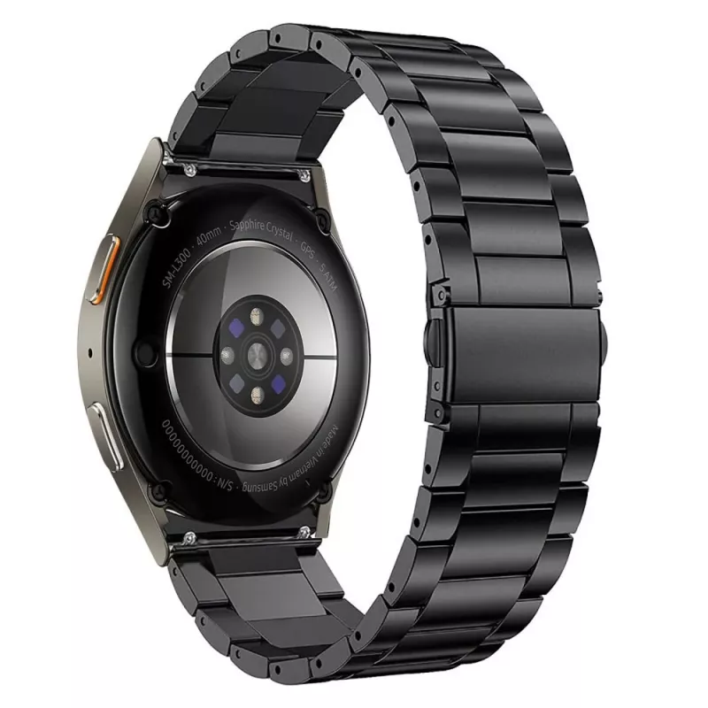 TECH-PROTECT STAINLESS SAMSUNG GALAXY WATCH 4 / 5 / 5 PRO / 6 / 7 / FE NEGRO