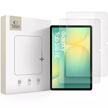 Tech-Protect Glass Fit+ Protector de Pantalla de Cristal Templado para Samsung Galaxy Tab S7/S8/S9 11.0 / S9 FE/S10 FE 10.9 - Transparente (Pack de 2)