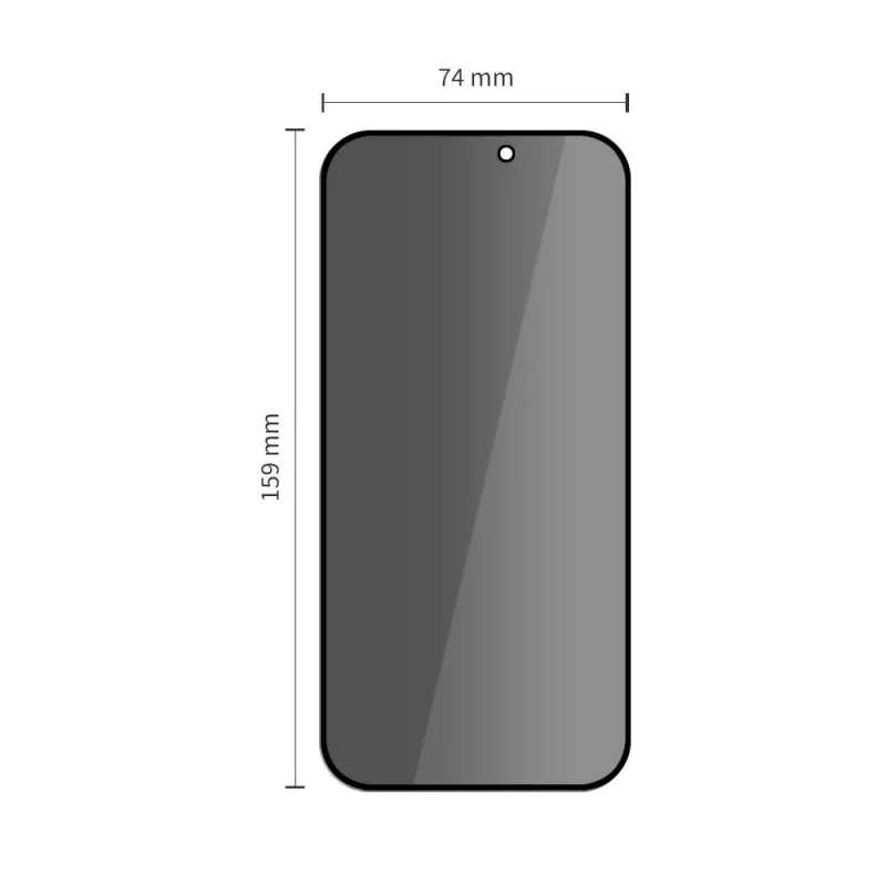TECH-PROTECT Quick Set SPY+ Protector de Pantalla con Privacidad Pack de 2 para iPhone 16 Pro Max