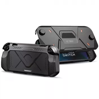 TECH-PROTECT CARBONOX NINTENDO SWITCH 2 NEGRO