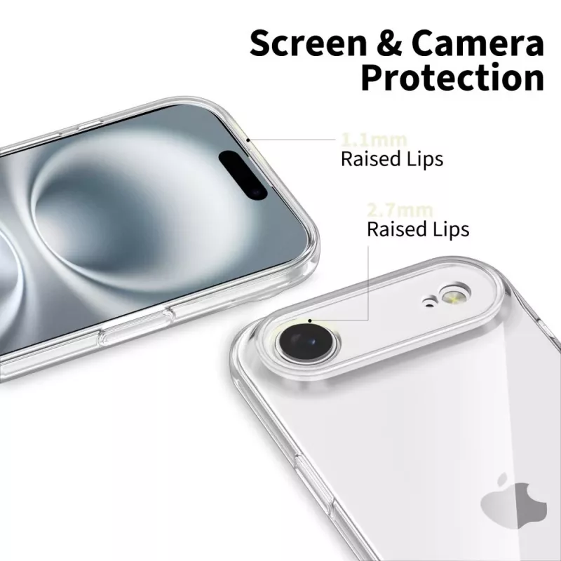 Tech-Protect Flexair Funda protectora transparente para iPhone 17 Air