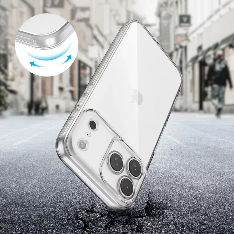 Tech-Protect Flexair iPhone 17 Pro Max Funda trasera Clear