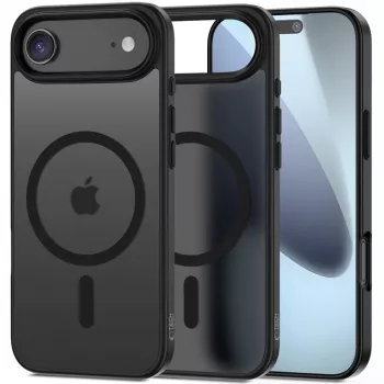 Tech-Protect Magmat MagSafe iPhone 17 Air Funda Trasera Negro Mate