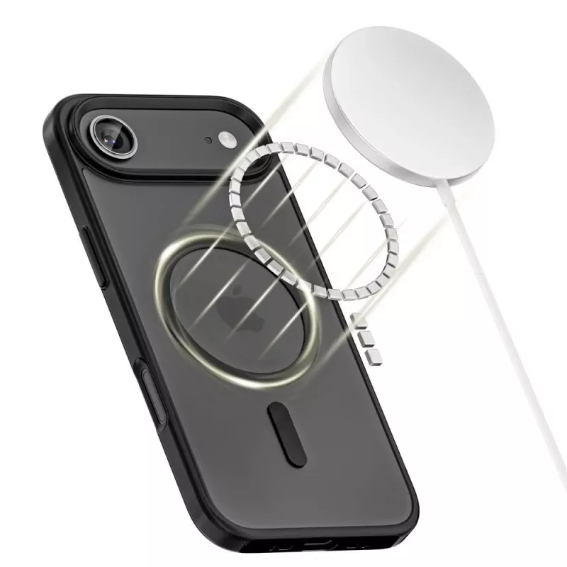 Tech-Protect Magmat MagSafe iPhone 17 Air Funda Trasera Negro Mate