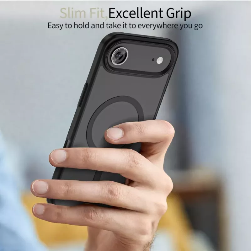 Tech-Protect Magmat MagSafe iPhone 17 Air Funda Trasera Negro Mate