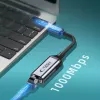 TECH-PROTECT ULTRABOOST Adaptador USB 3.0 a Ethernet RJ45 1000Mbps Negro