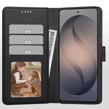 TECH-PROTECT Wallet MagSafe Funda para Samsung Galaxy S26 Ultra, Negro Mate