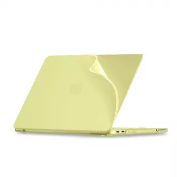 Tech-Protect Sofsthell MacBook Neo 13 2026 Matte Citrus Funda rígida