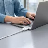 TECH-PROTECT MMC01 UltraBoost Magnetic MacBook Cable USB-C a MagSafe 3 140W 200cm Blanco