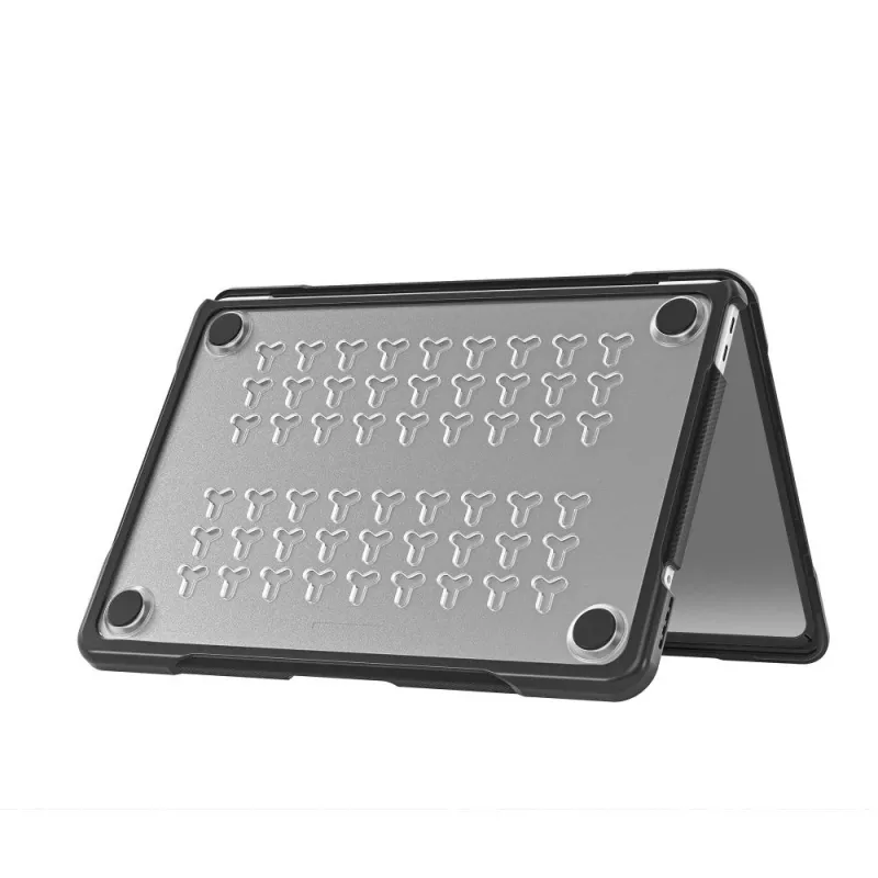 Tech-Protect Velar MacBook Neo 13 2026 Carcasa rígida Negro/Transparente mate