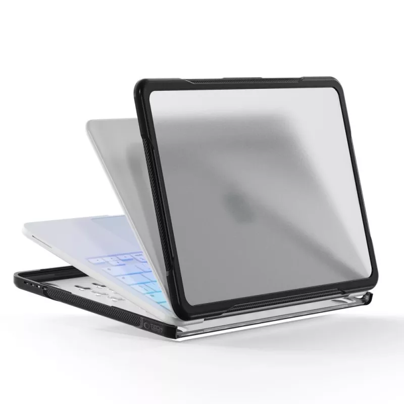Tech-Protect Velar MacBook Neo 13 2026 Carcasa rígida Negro/Transparente mate
