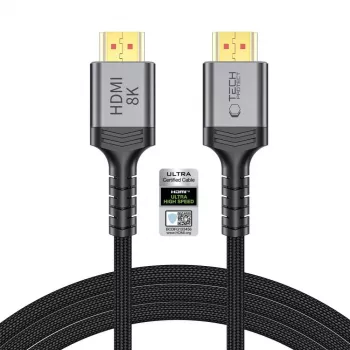 TECH-PROTECT ULTRABOOST CABLE HDMI 2.1 4K 120HZ / 8K 60HZ 200CM SCHWARZ