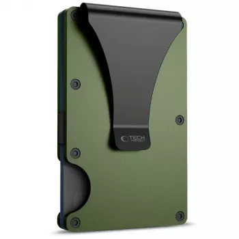TECH-PROTECT THORN Cartera RFID Verde militar
