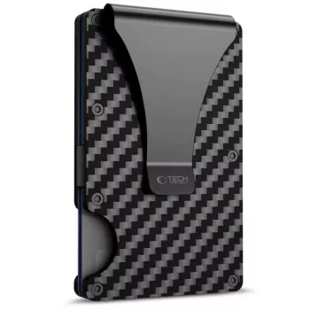TECH-PROTECT THORN Cartera RFID Negro carbono