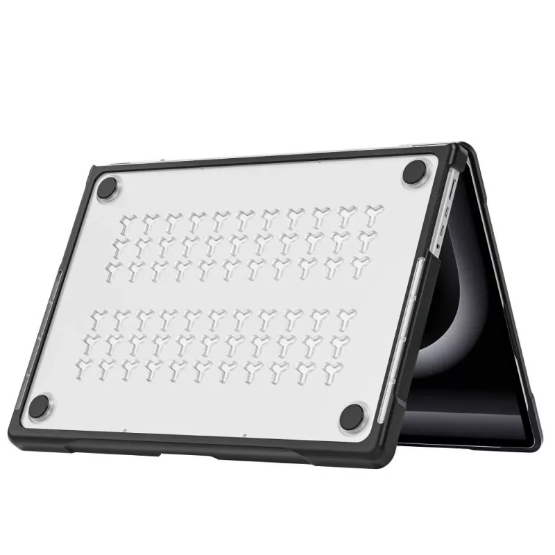 TECH-PROTECT VELAR MacBook Pro 16 M1-M5 / M5 Pro / M5 Pro Max 2021-2026 Negro/Transparente mate