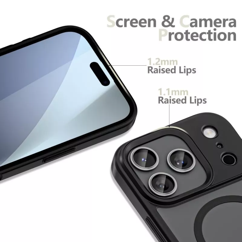 TECH-PROTECT MAGMAT XT 4-SET MAGSAFE IPHONE 17 PRO NEGRO MATE