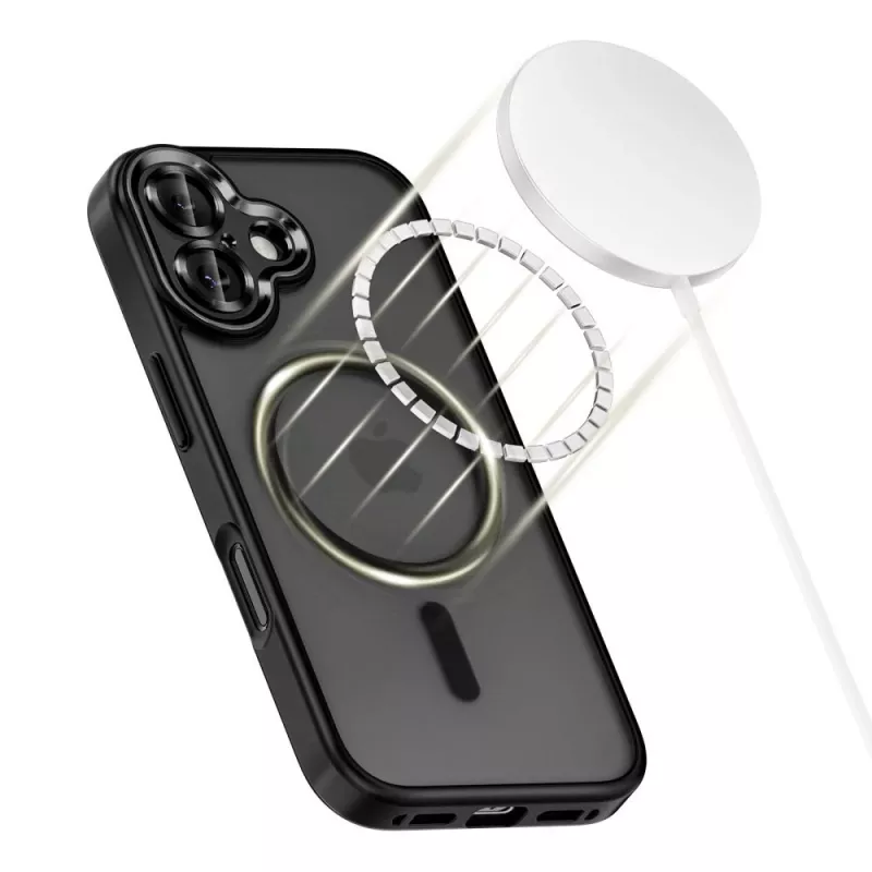 Tech-Protect Magcam Funda MagSafe para iPhone 17 Negro mate
