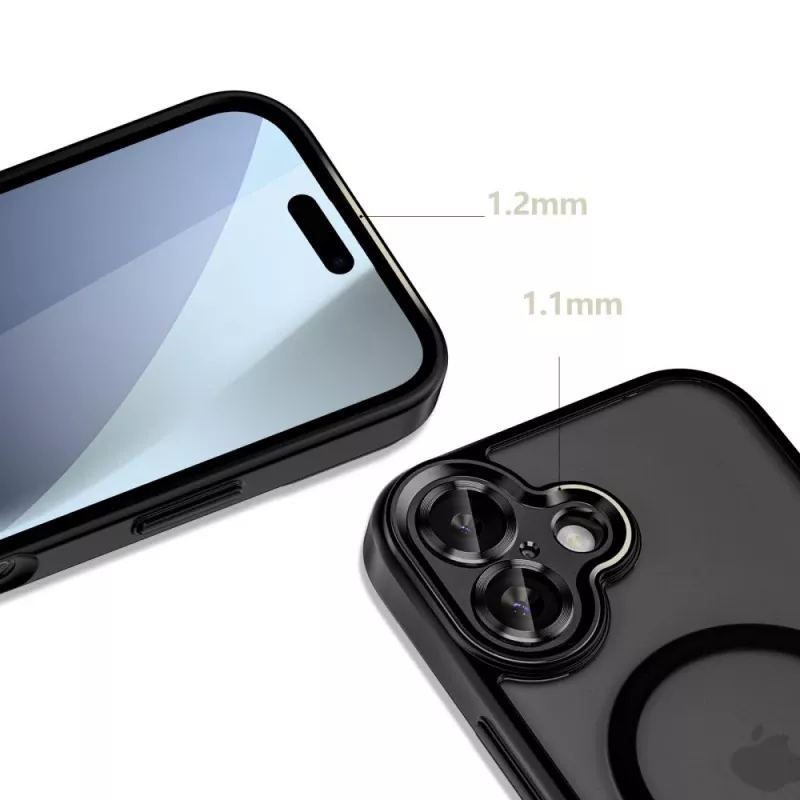 Tech-Protect Magcam Funda MagSafe para iPhone 17 Negro mate