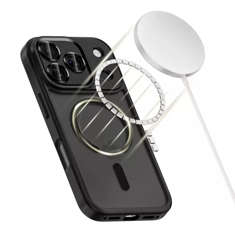 Tech-Protect Magcam Funda trasera MagSafe para iPhone 17 Pro Negro mate