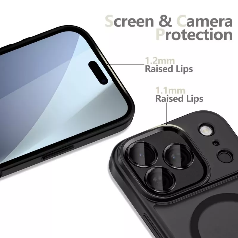 Tech-Protect Magcam MagSafe para iPhone 17 Pro Max Negro mate