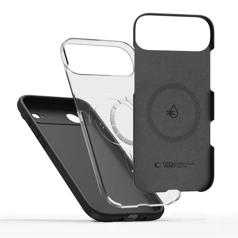 Tech-Protect Silicona Funda MagSafe para Apple iPhone 17 Air - Negro
